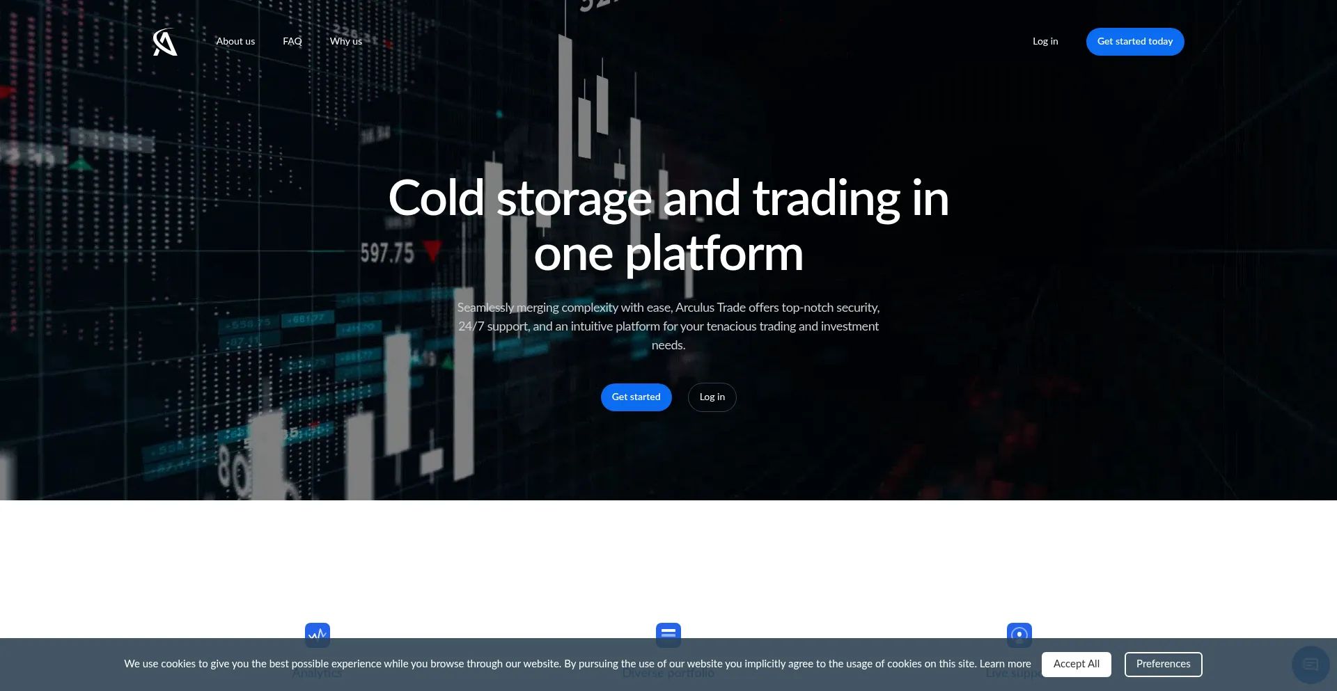 Arculustrade.net Screenshot