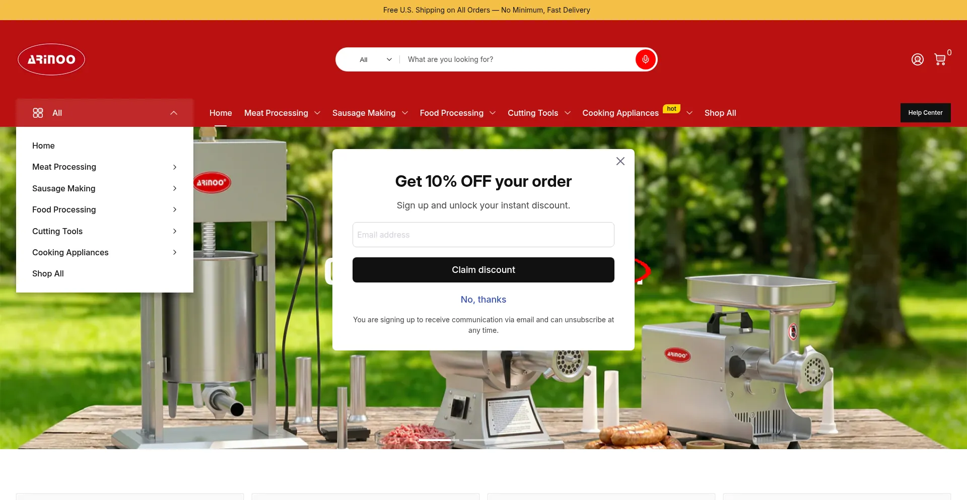 Arinooproducts.com