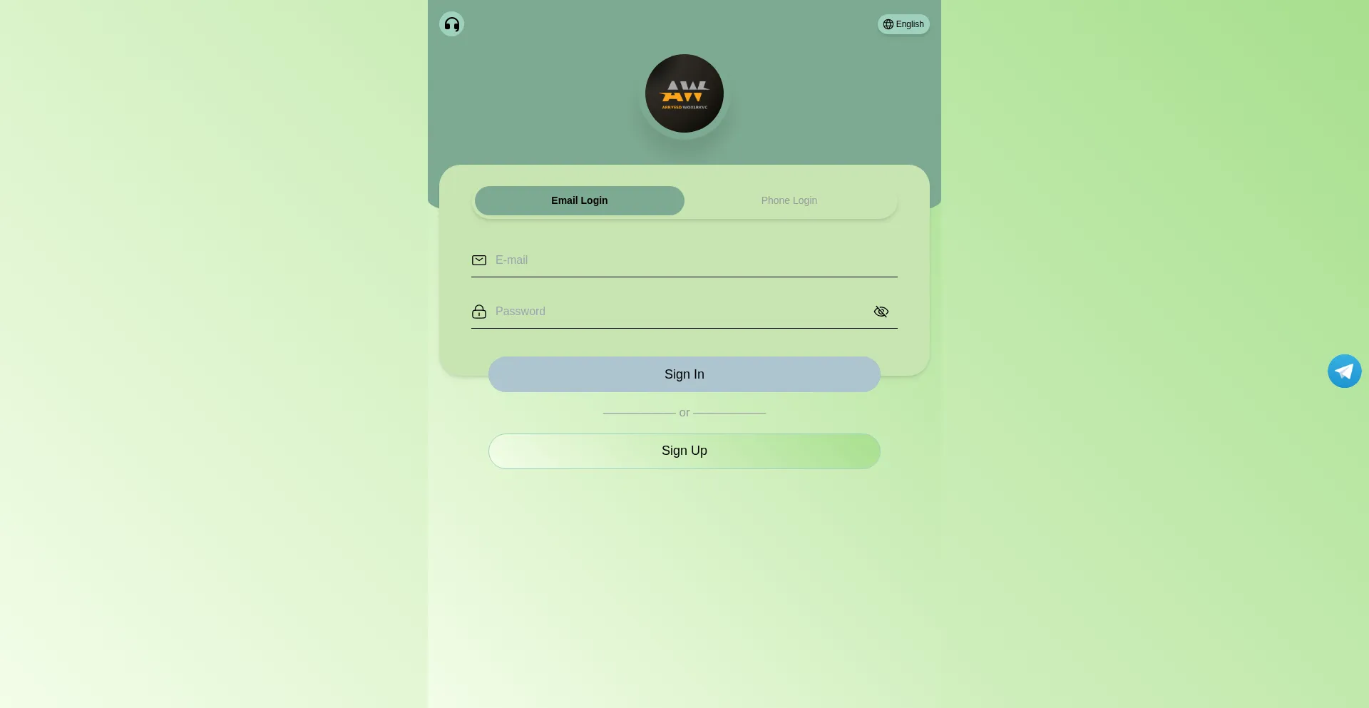 Website screenshot of Arryesd-woxlrkvc.vip