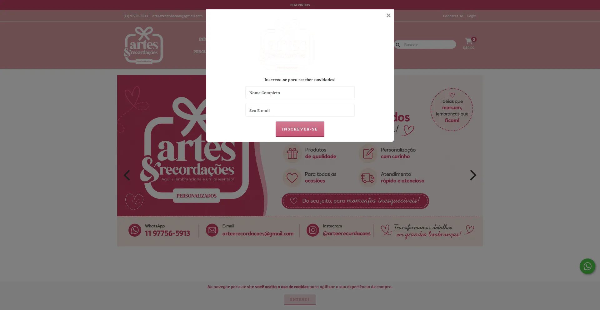 Arteerecordacoes.com.br