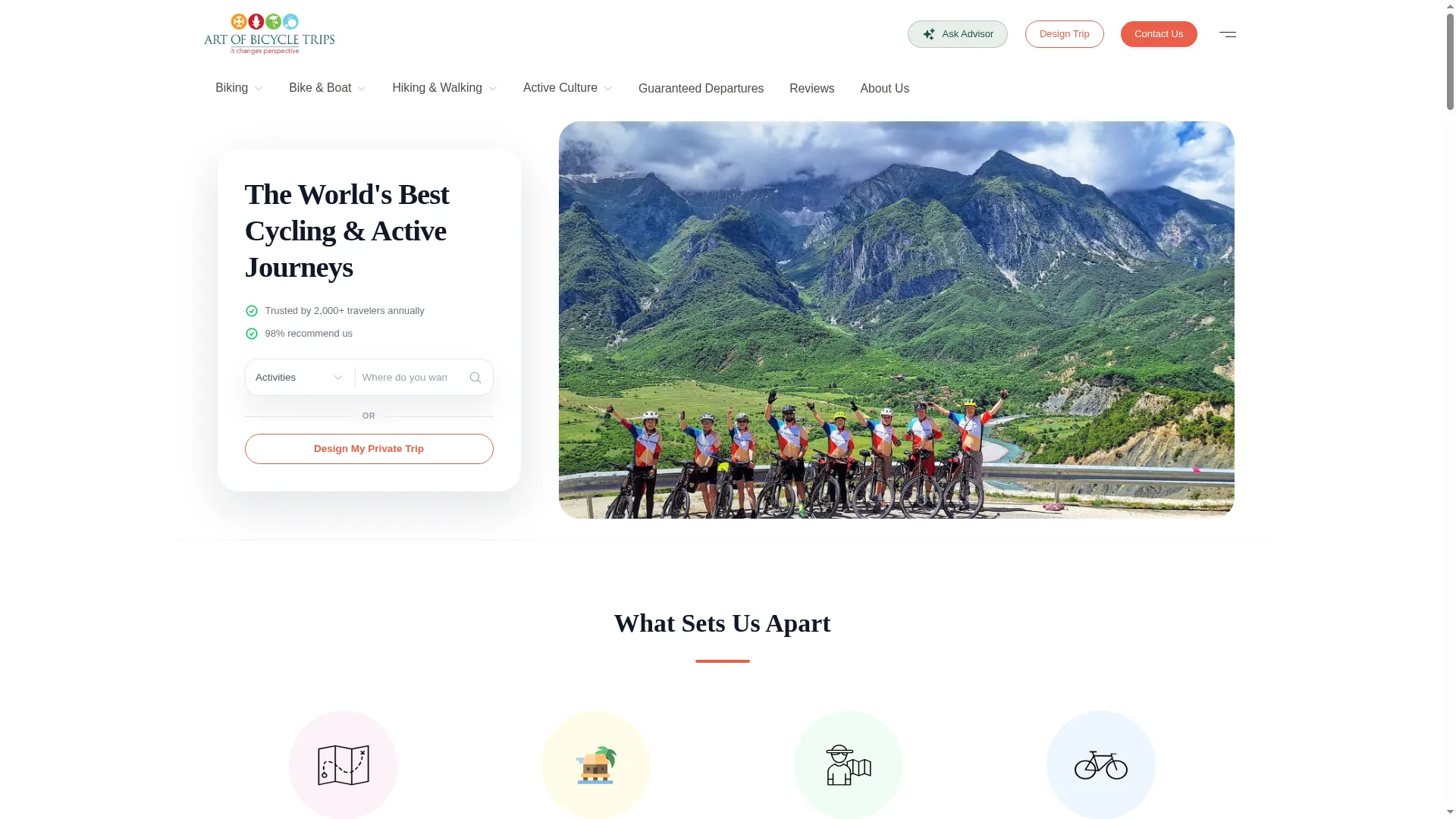 Artofbicycletrips.com