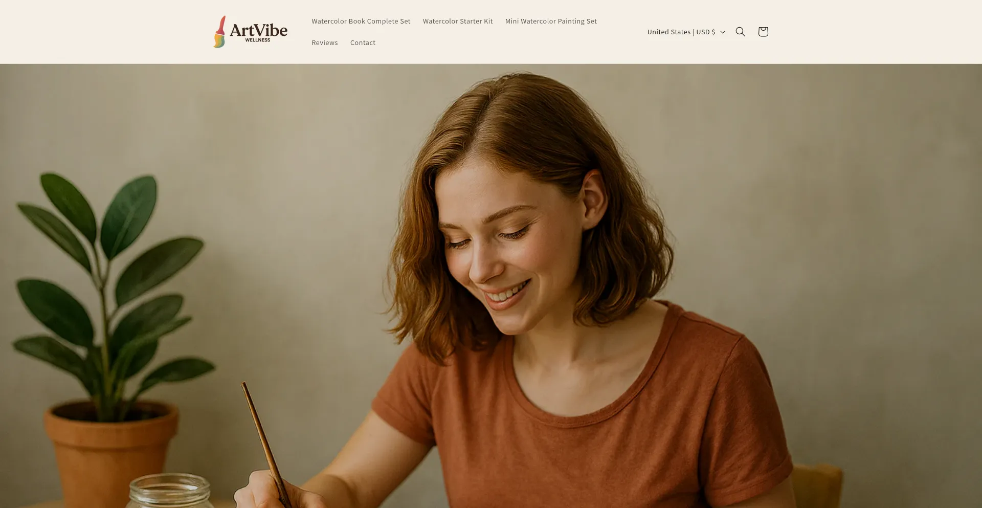 Artvibe-wellness.com Screenshot