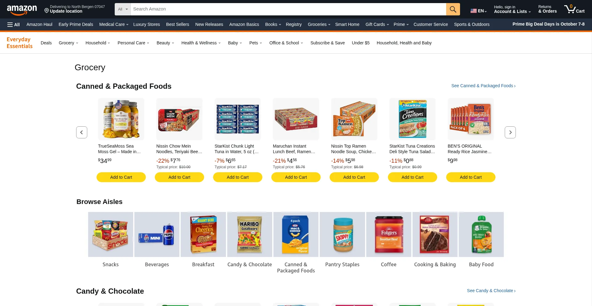 Asda.groceries.com Screenshot