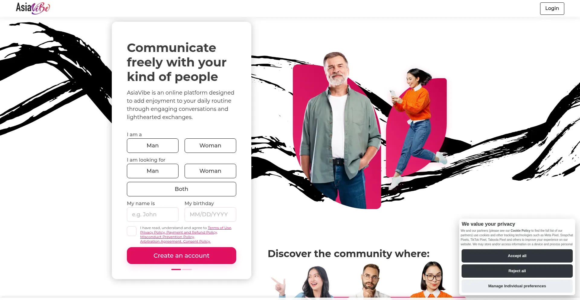 Asiavibe.com Screenshot