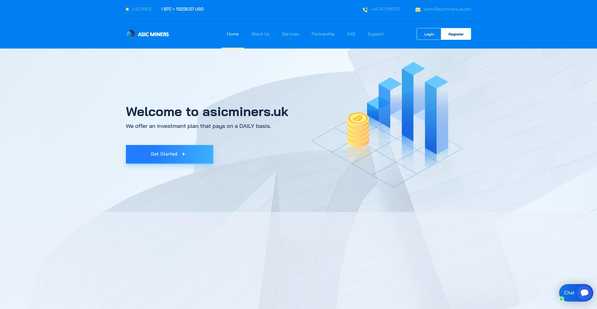 Asicminers.uk Screenshot