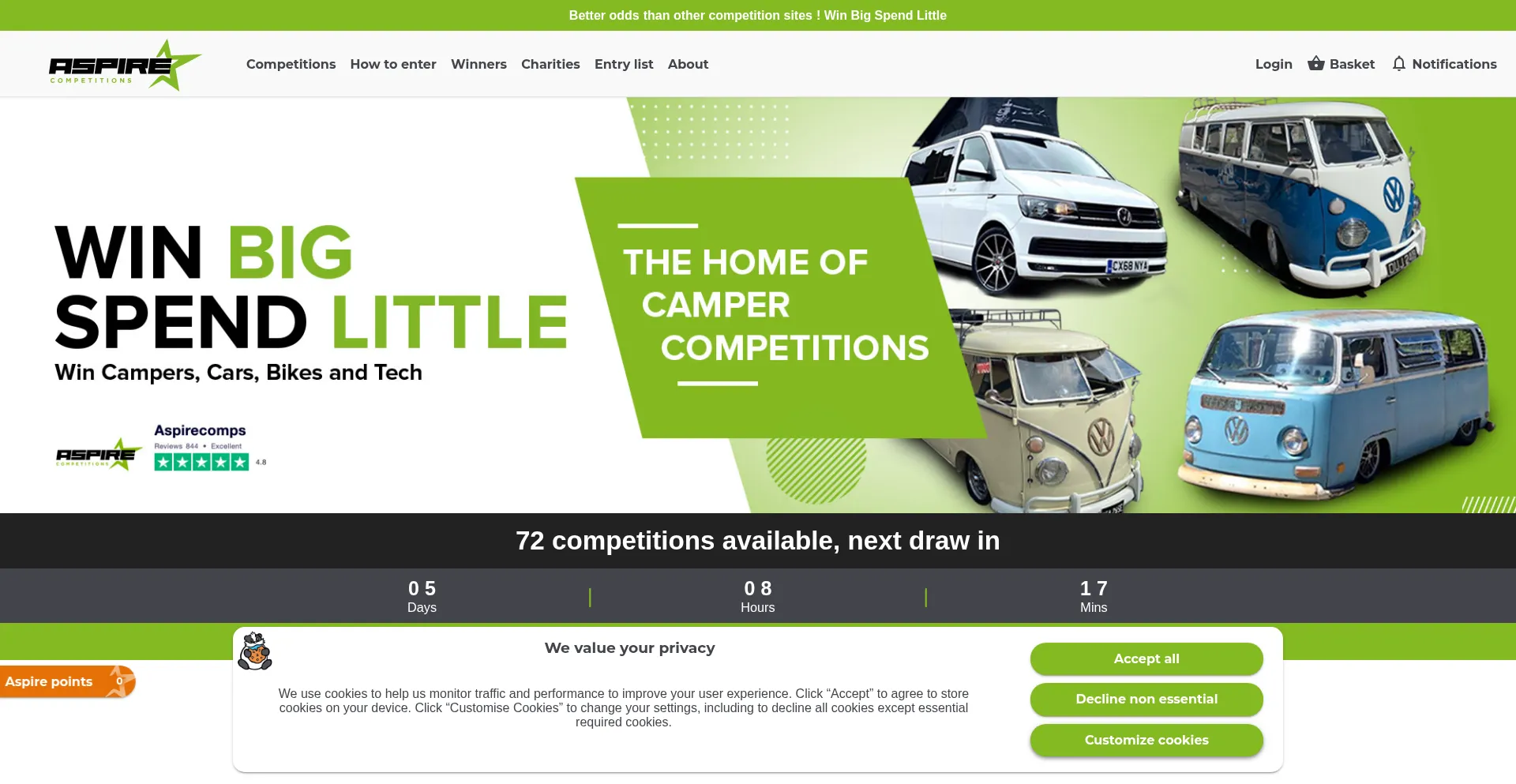 Aspirecomps.co.uk est-il Sûr et Fiable ?