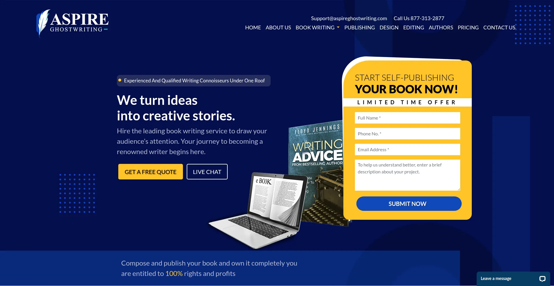 Aspireghostwriting.com