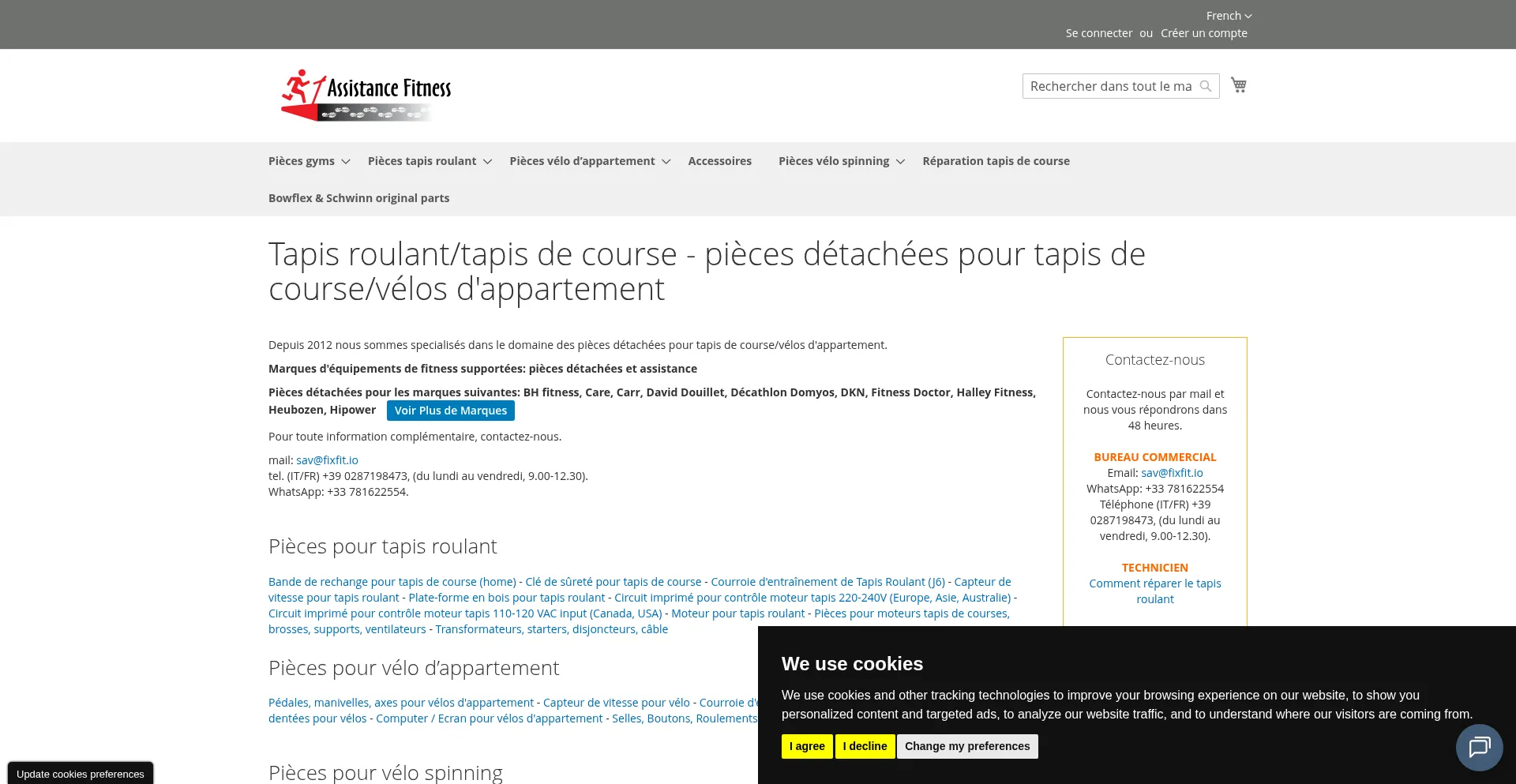 Assistancetapiscourse.partsfortreadmill.com est-il Sûr et Fiable ?