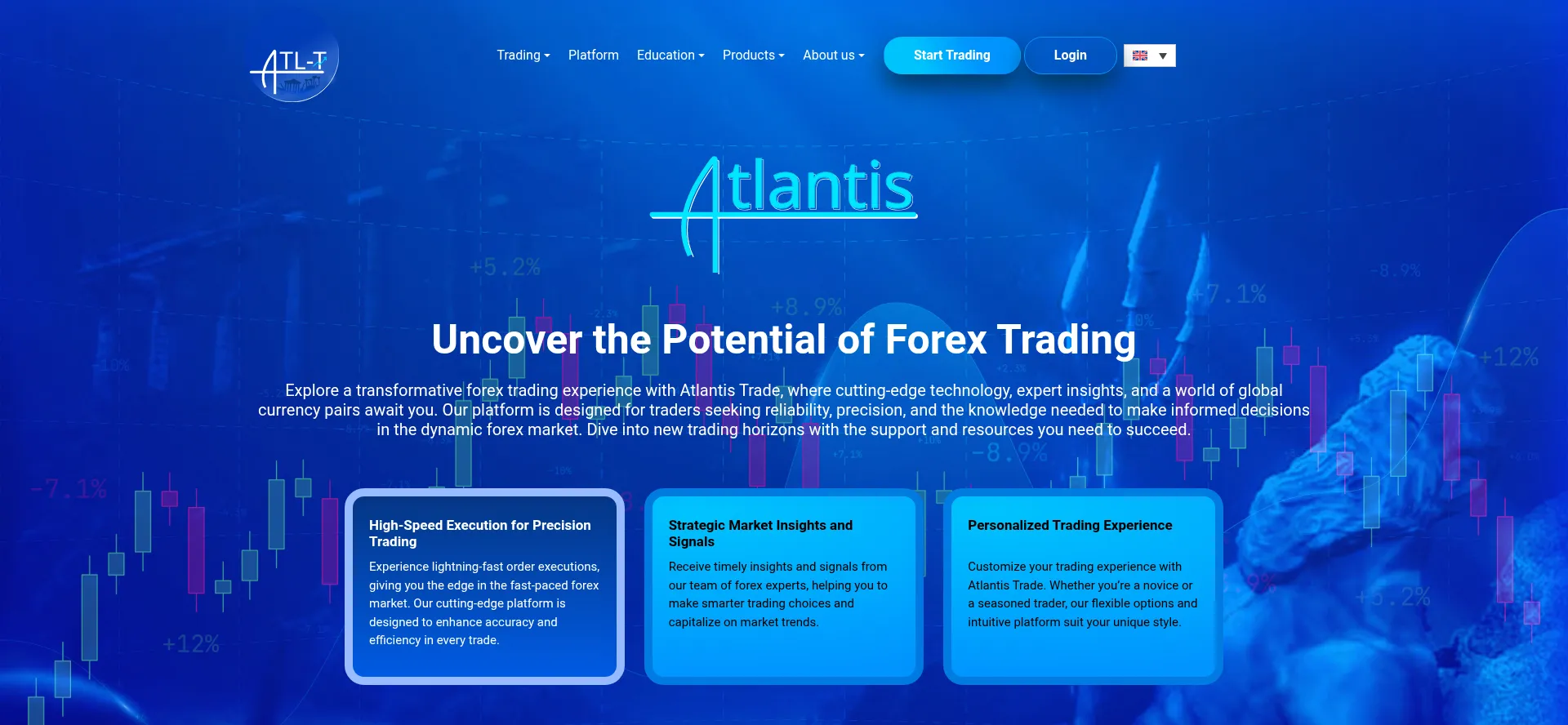 Website screenshot of Atl-t.com