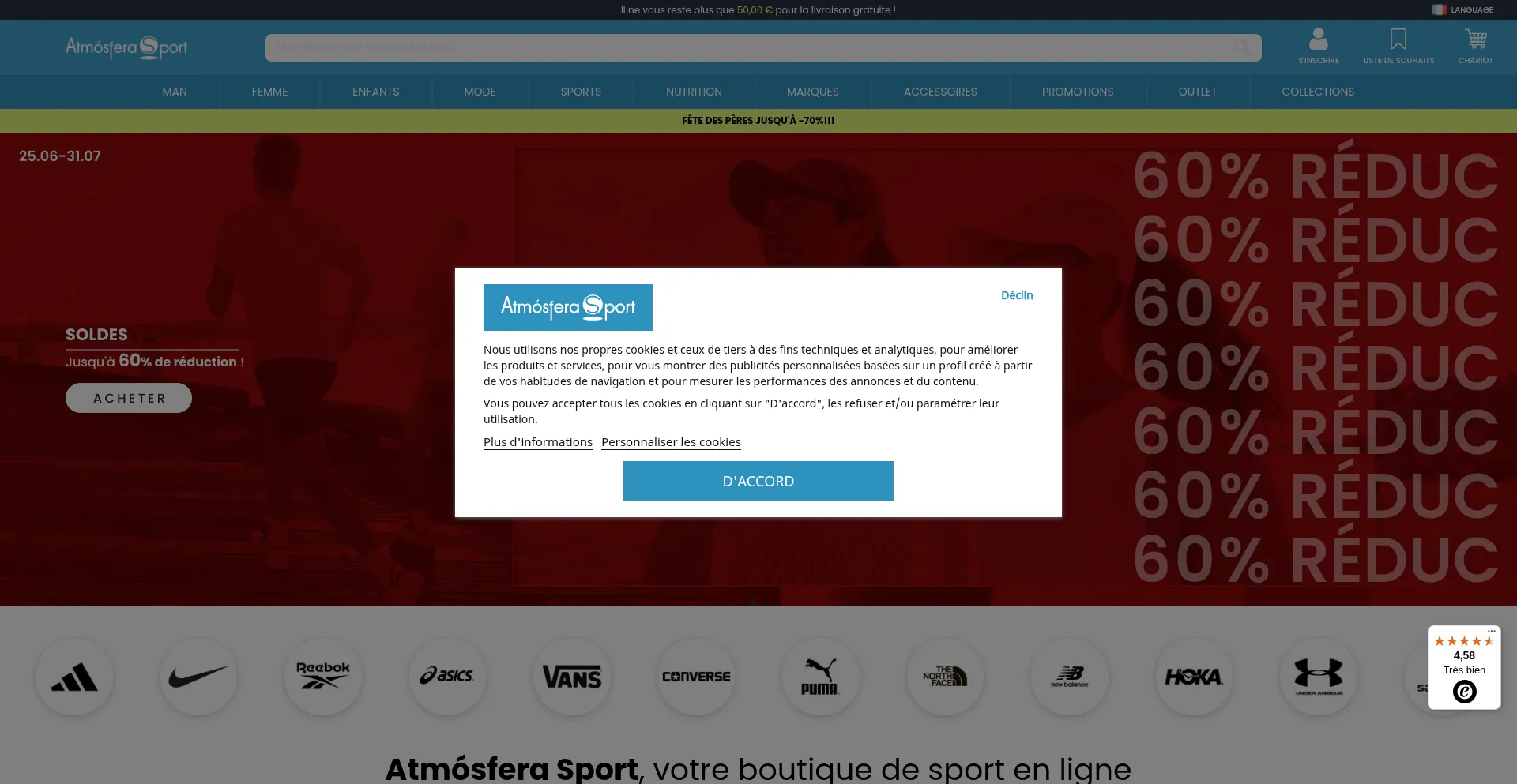 Atmosferasport.fr est-il Sûr et Fiable ?
