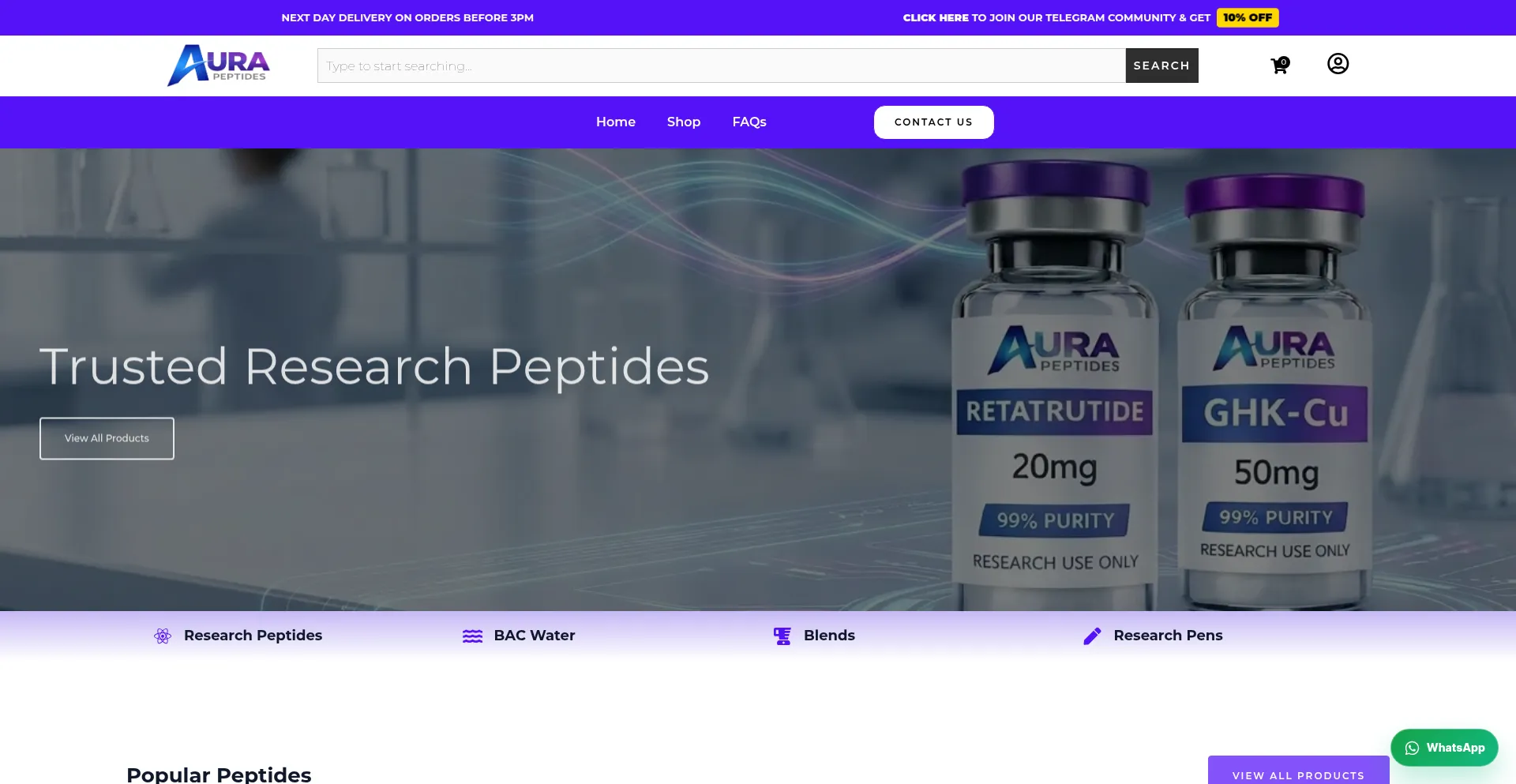 Aurapeptidesuk.com
