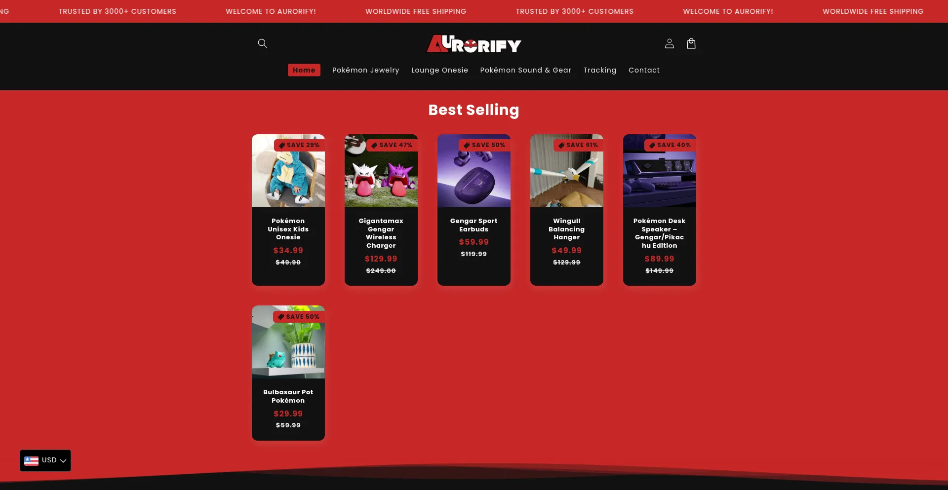 Aurorify.shop Screenshot