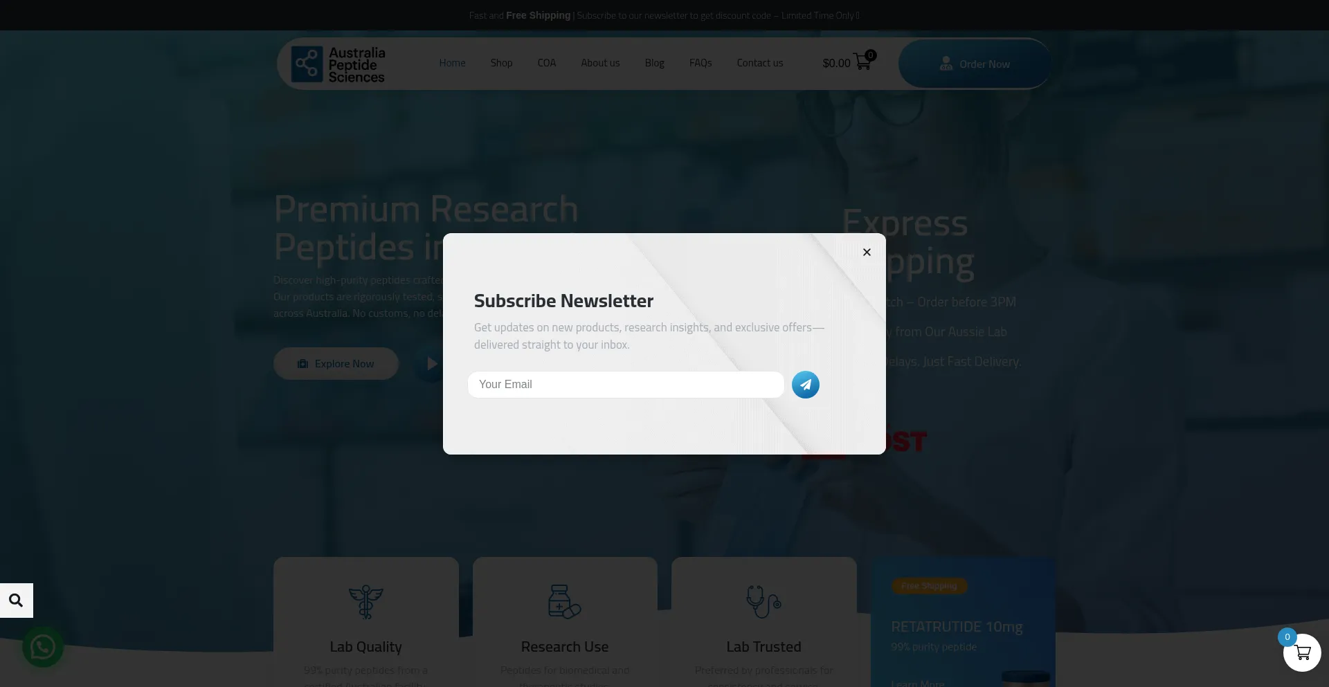 Australiapeptidesciences.com