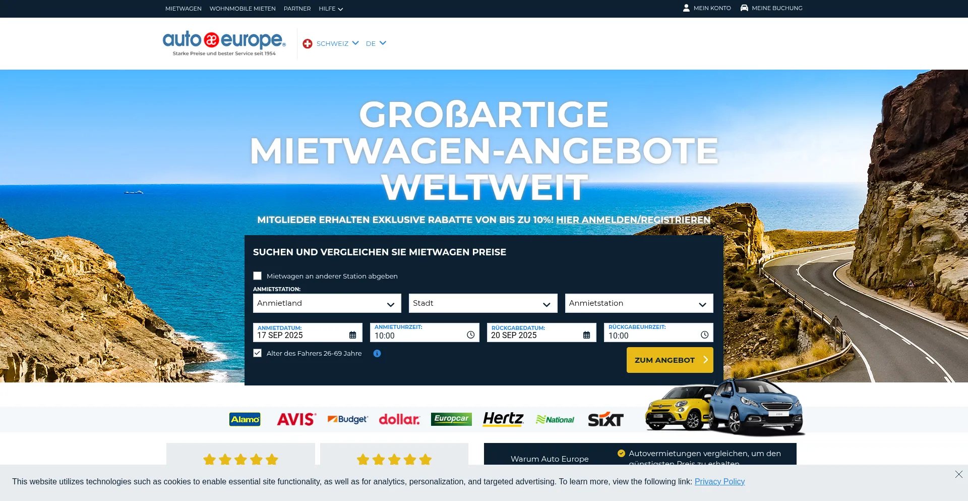 Autoeurope.ch est-il Sûr et Fiable ?