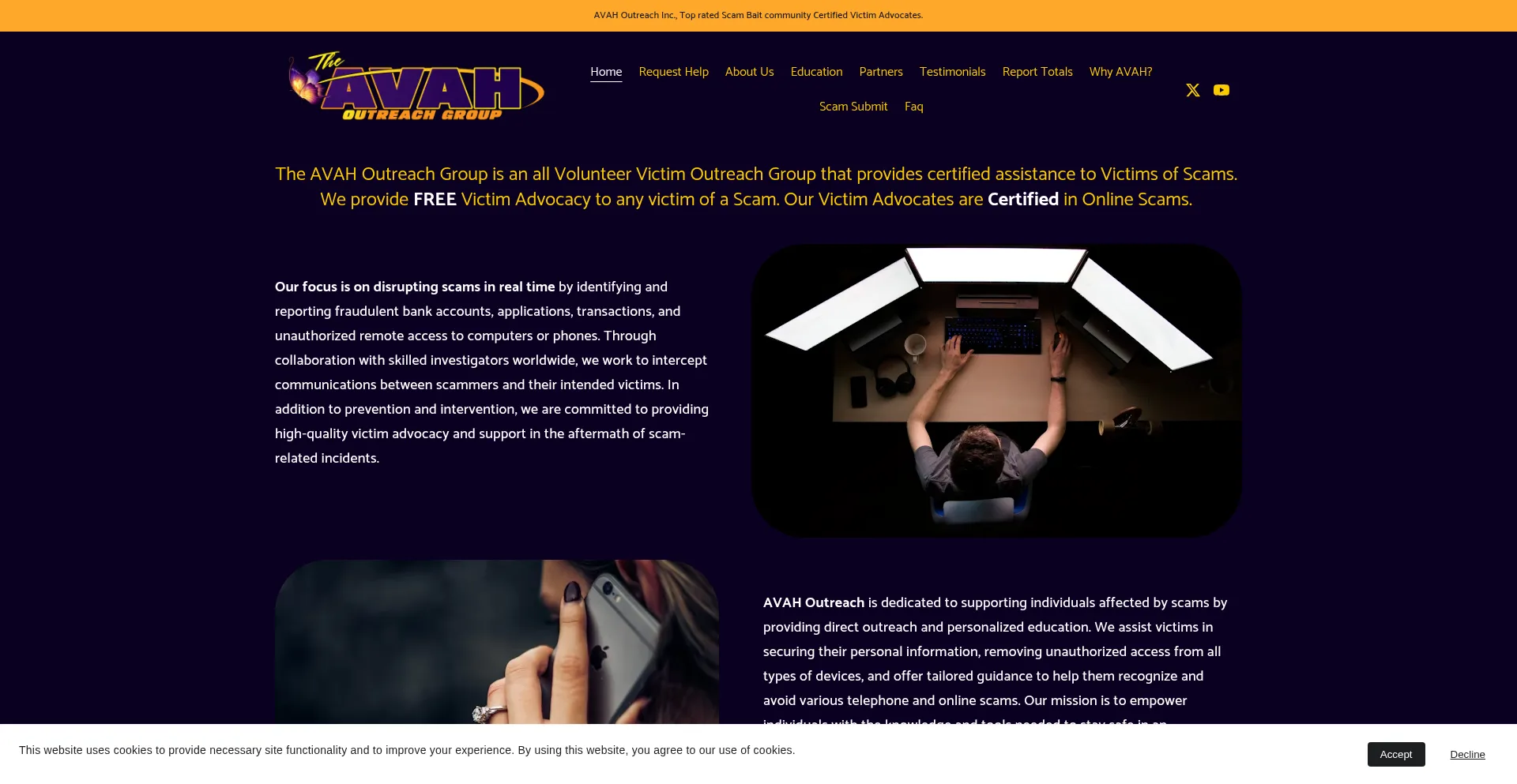 Avahoutreach.org est-il Sûr et Fiable ?