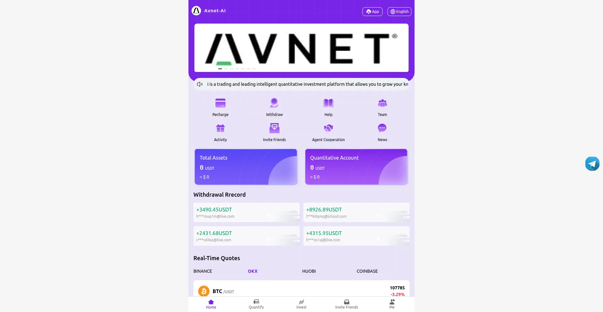 Website screenshot of Avnet-ai.com