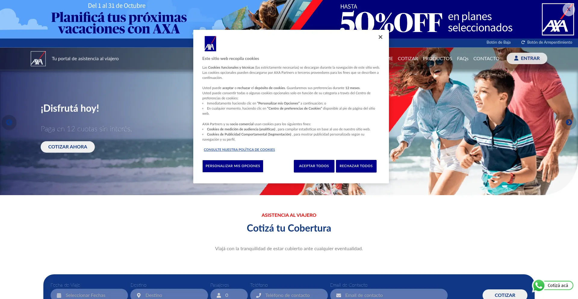 Axa-asistenciaviaje.com.ar