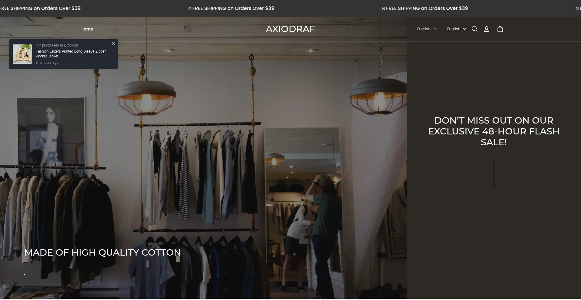 Website screenshot of Axiodraf.com