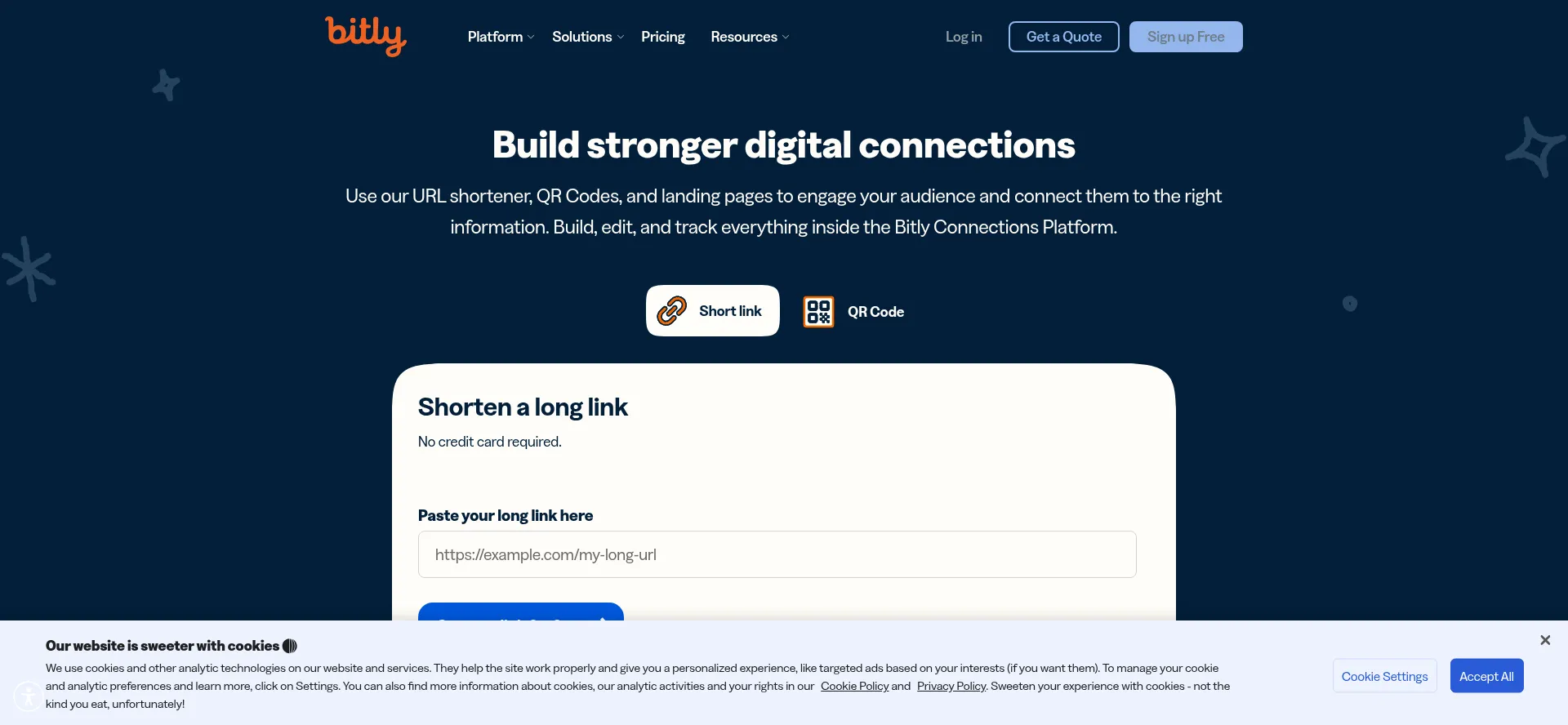 Website screenshot of Aylink.co