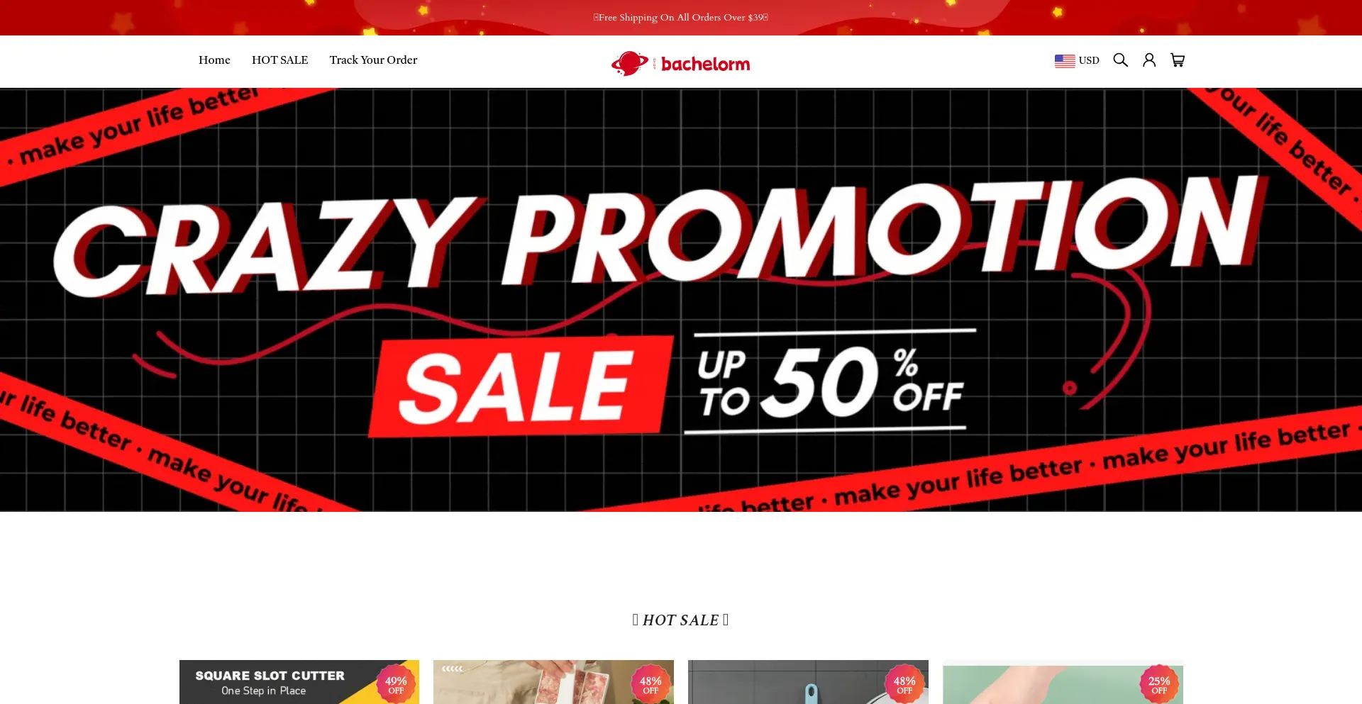 Website screenshot of Bachelorm.com