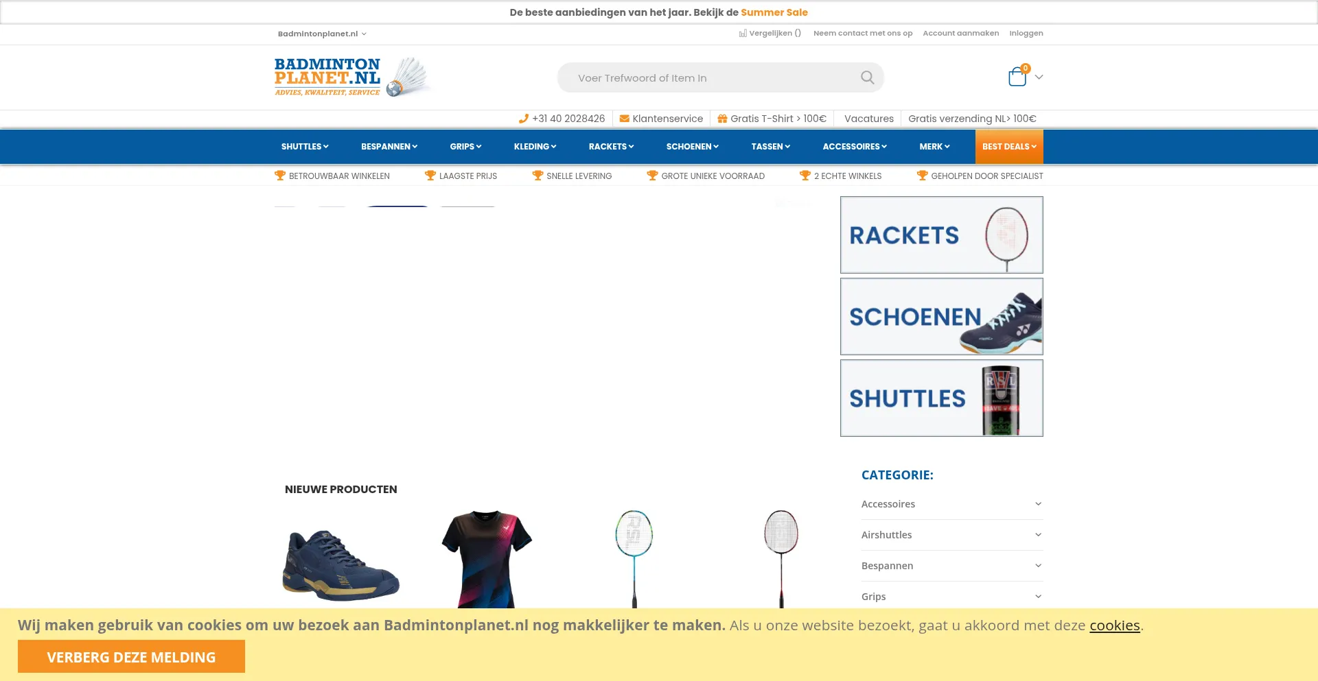 Badmintonplanet.nl est-il Sûr et Fiable ?