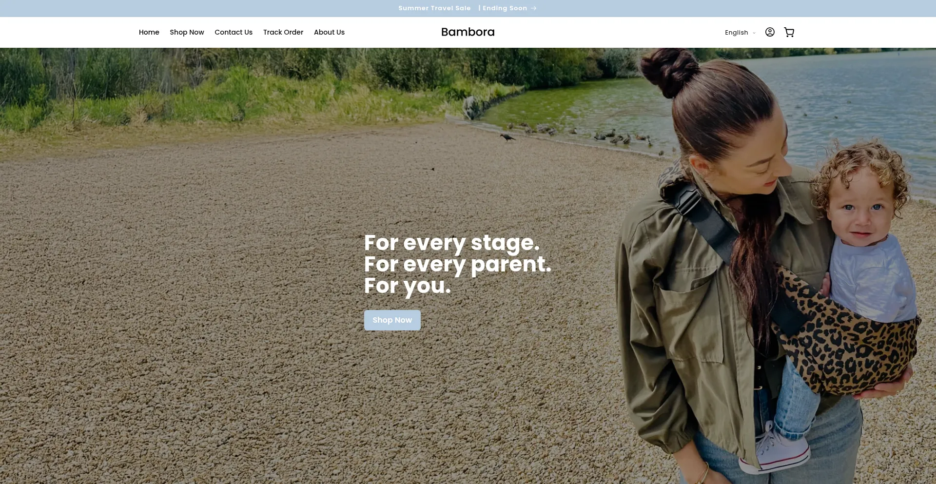 Website screenshot of Bamboraco.com