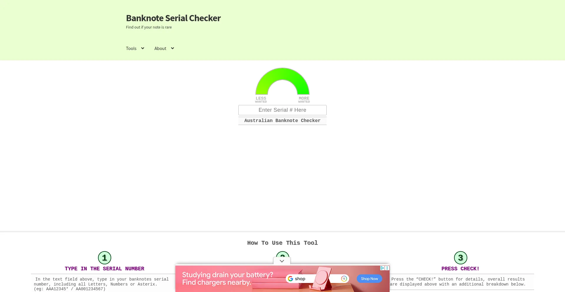 Banknoteserialchecker.com est-il Sûr et Fiable ?