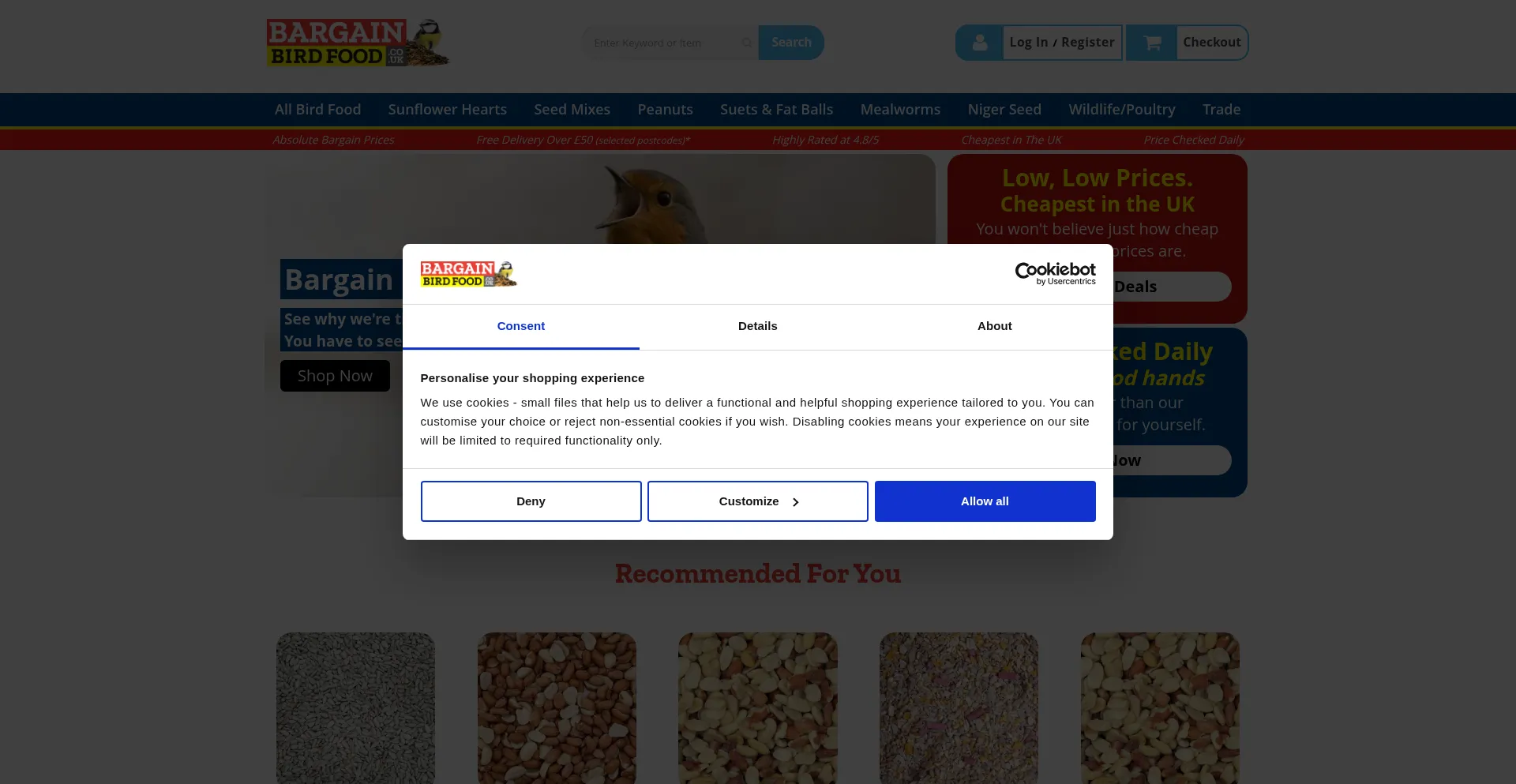 Bargainbirdfood.co.uk