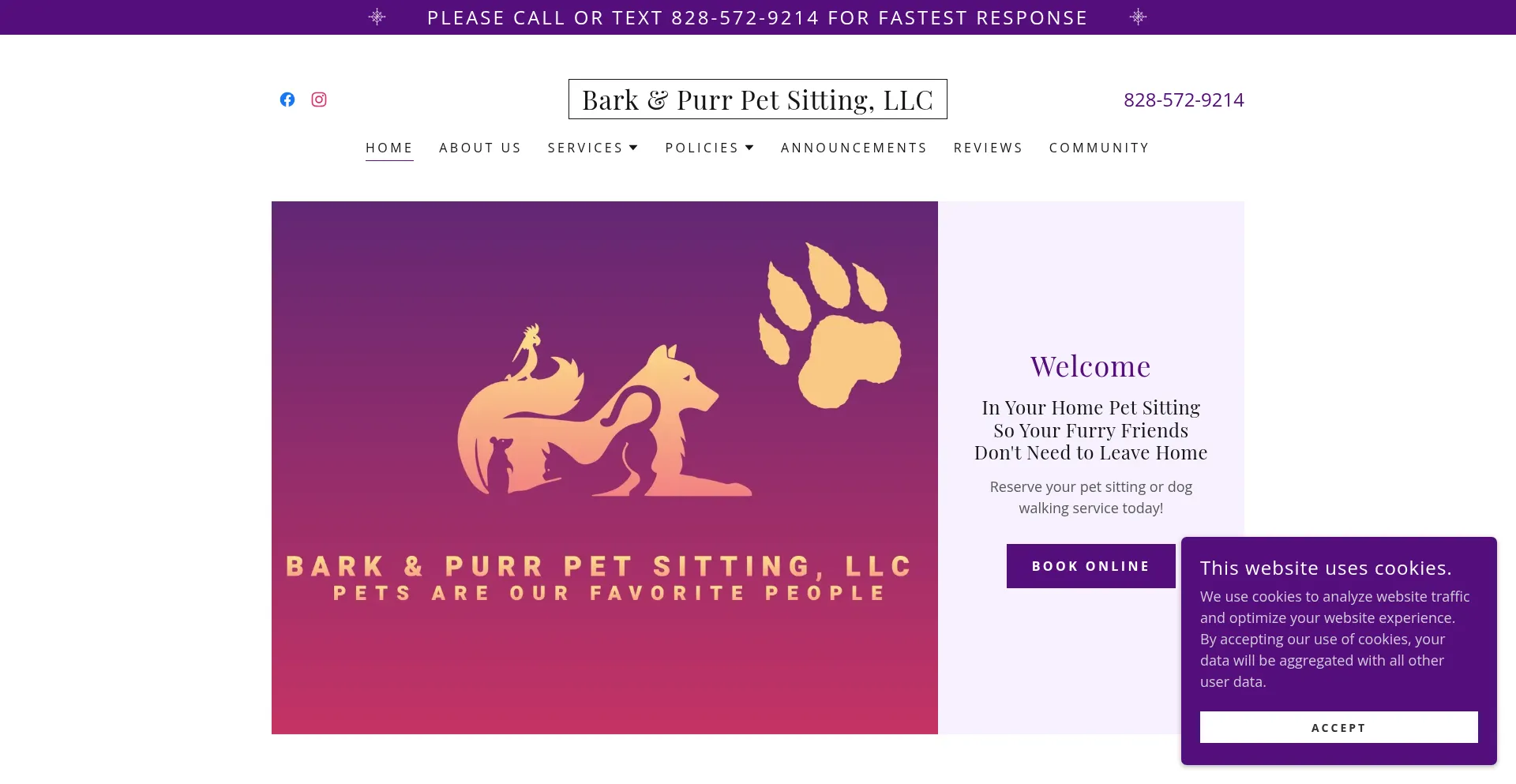 Barkandpurrpetsitting.com