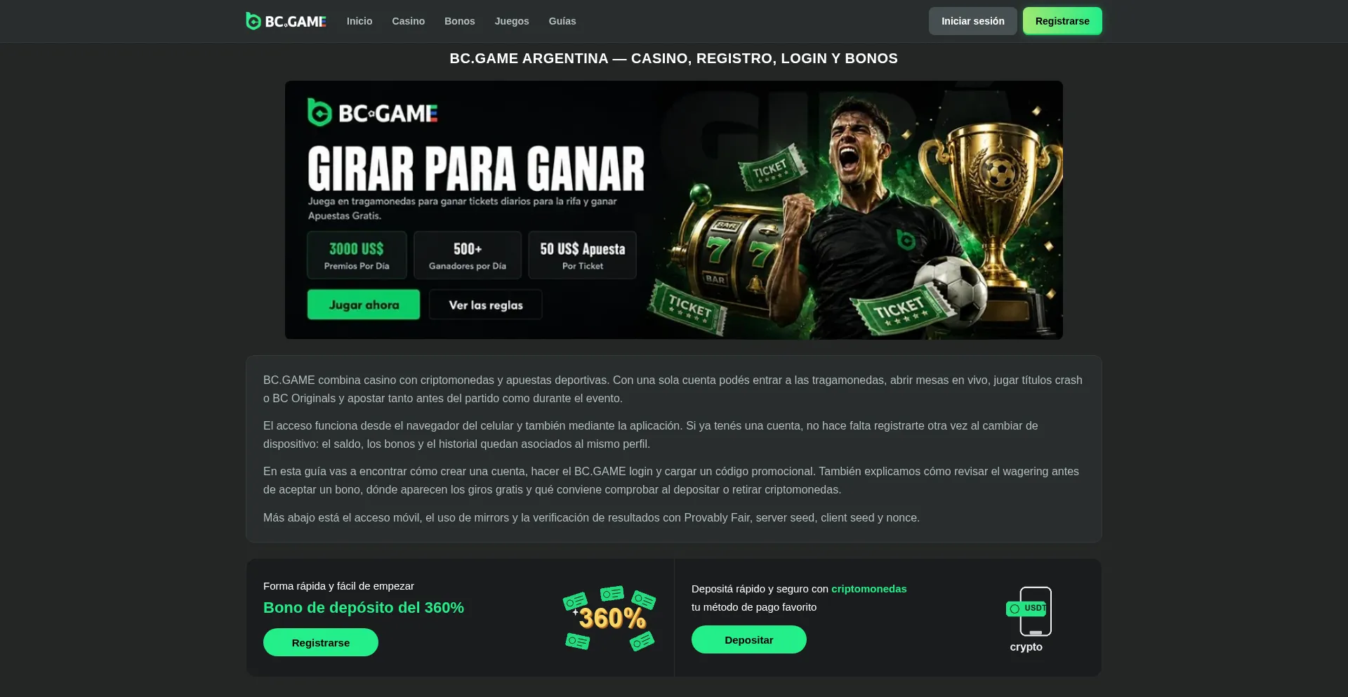 Bcgame-argentina-casino.biz