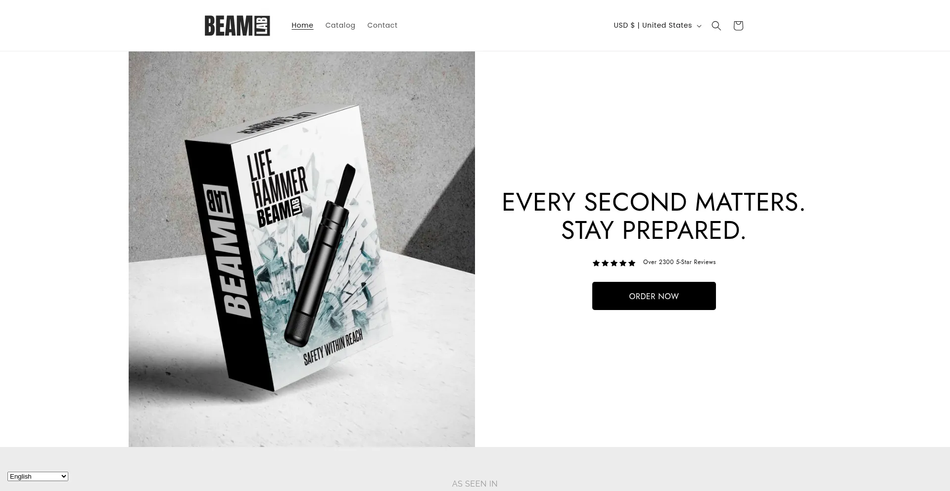 Website screenshot of Beamlab.online