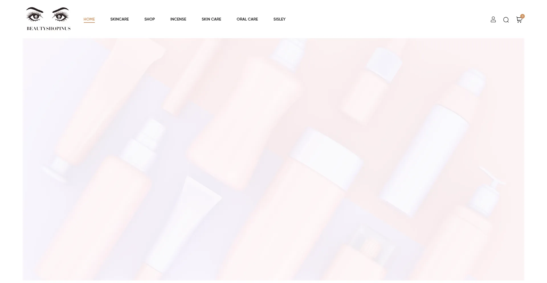 Website screenshot of Beautyshopinus.com