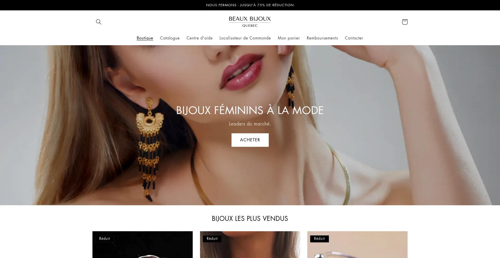 Website screenshot of Beaux-bijoux.com