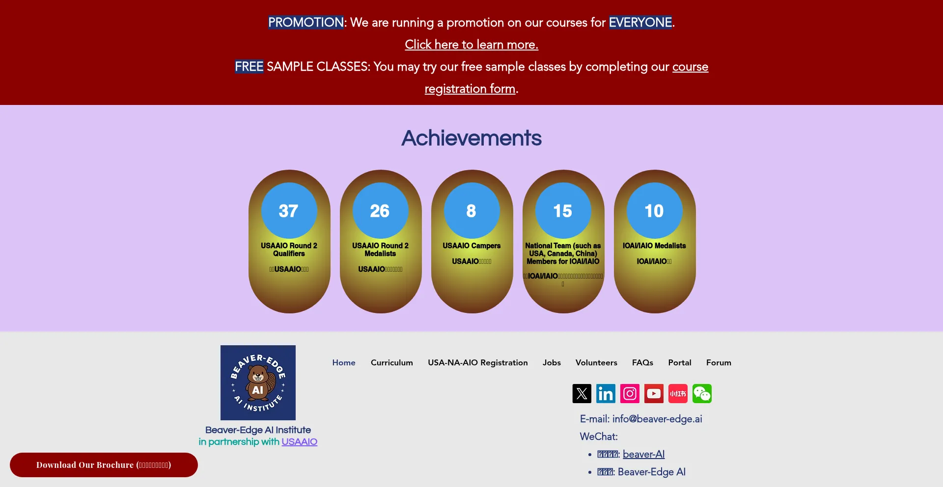 Website screenshot of Beaver-edge.ai