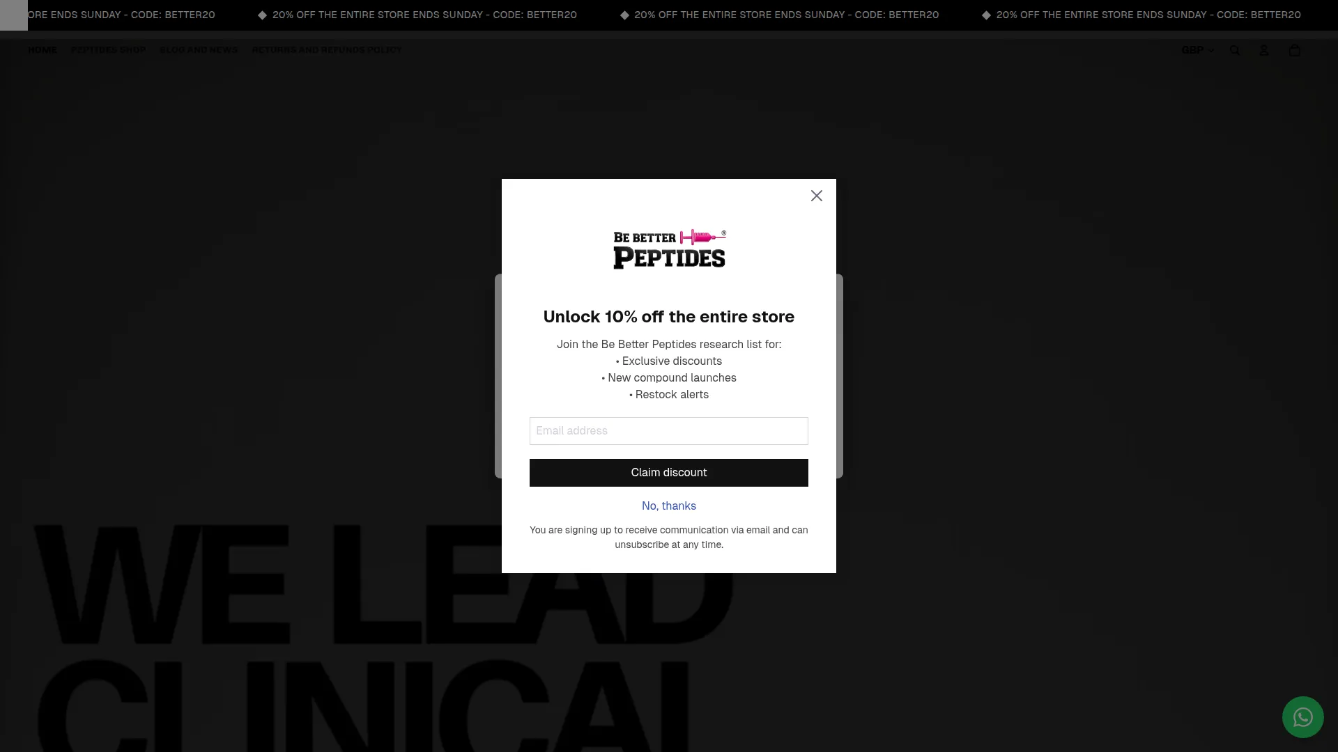 Bebetterpeptides.com