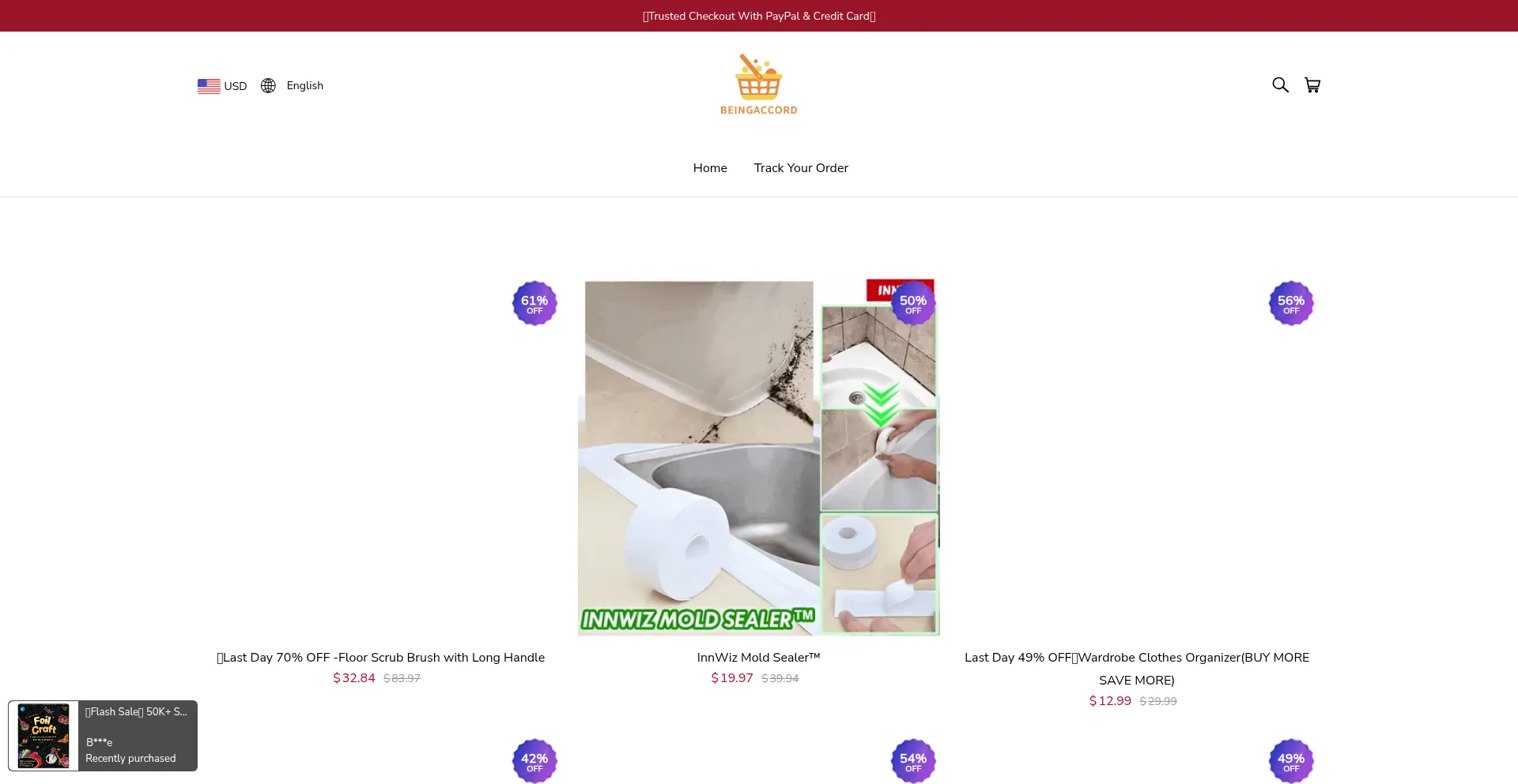 Website screenshot of Beingaccord.com