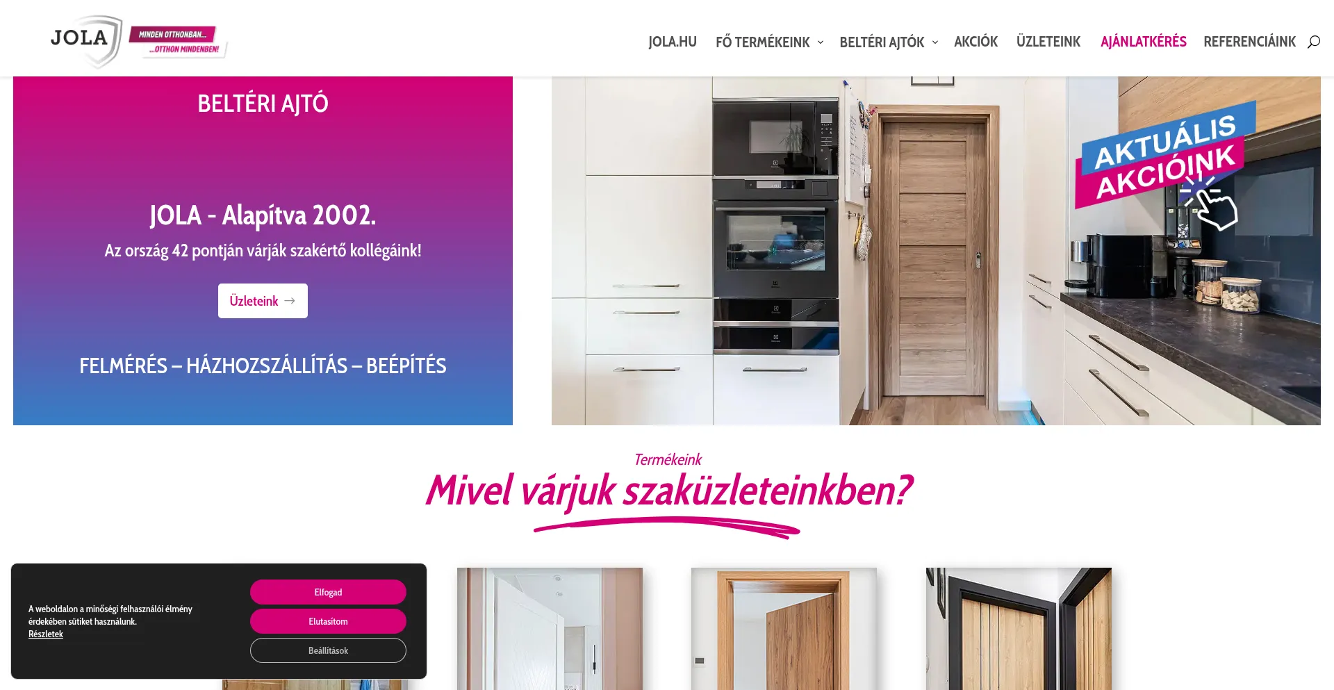Website screenshot of Belteriajtobirodalom.hu
