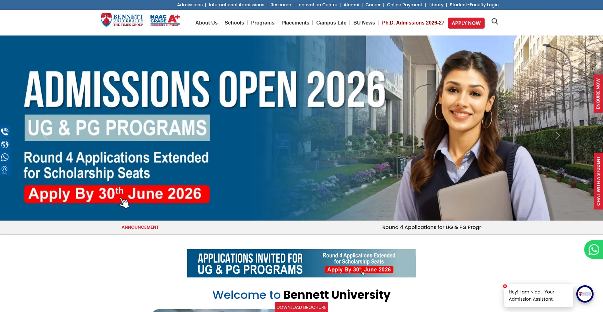 Bennett.edu.in