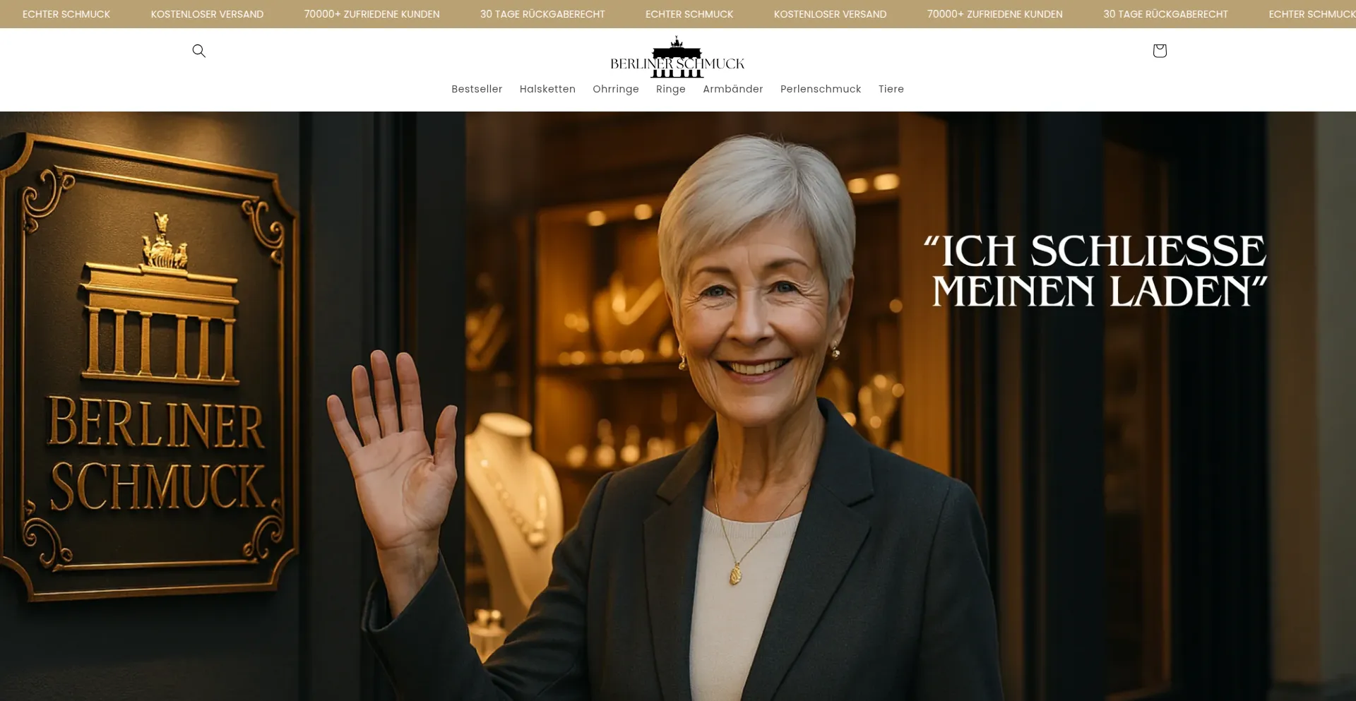 Website screenshot of Berlinpieces.com