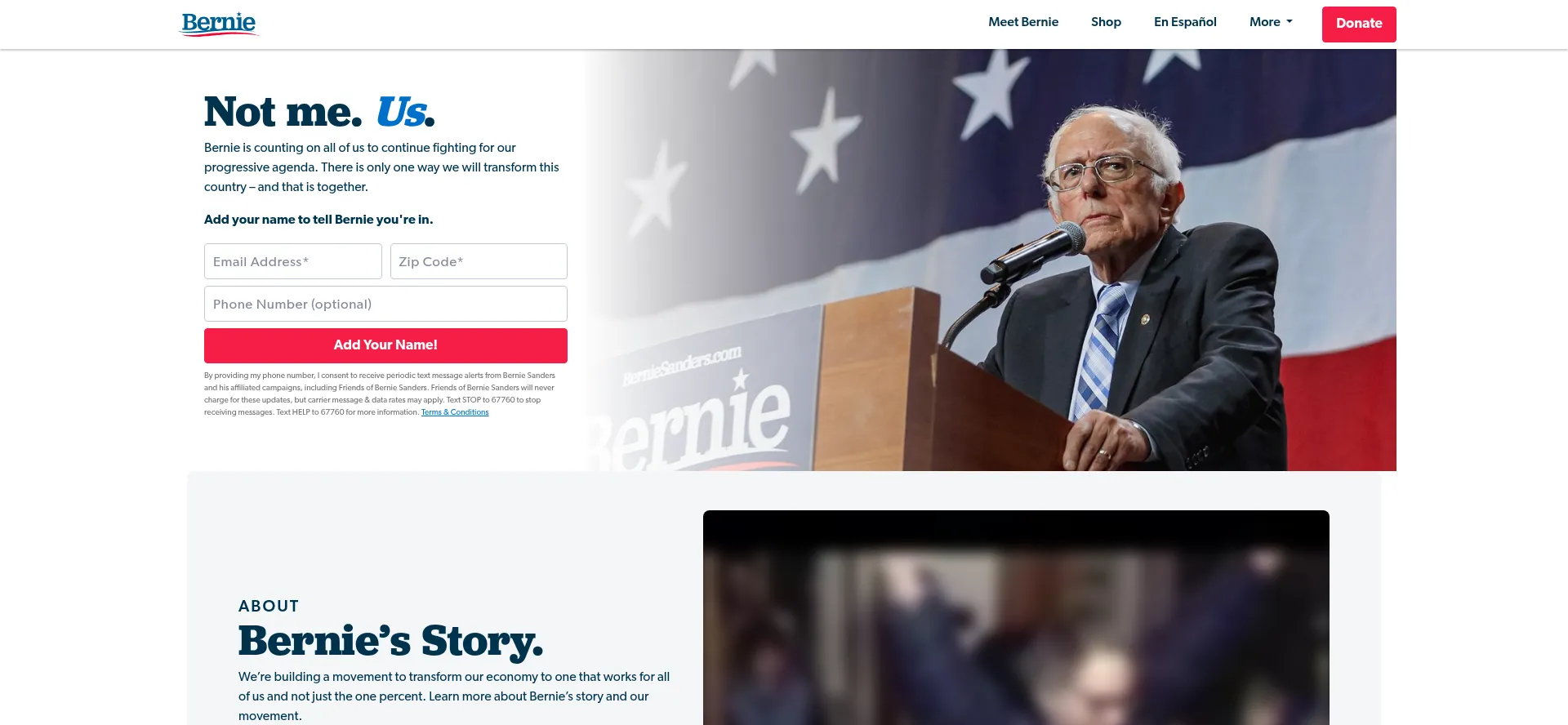 Berniesanders.com