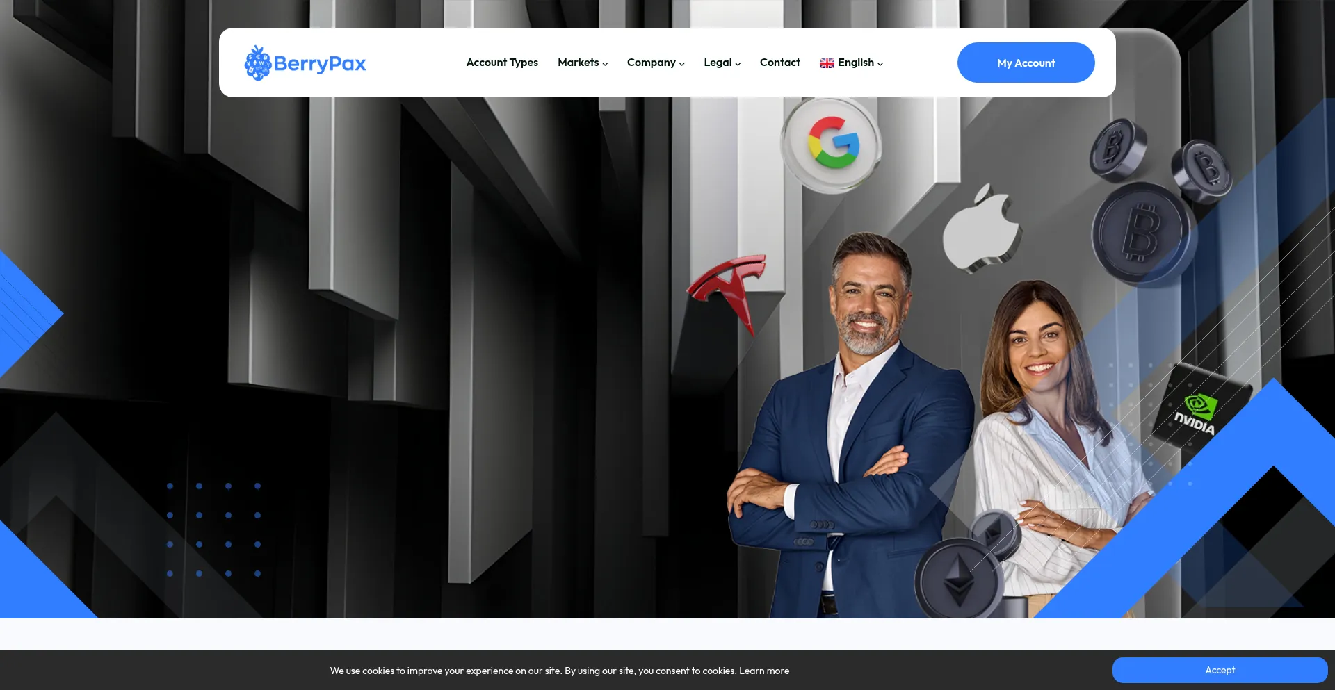 Website screenshot of Berrypax.com