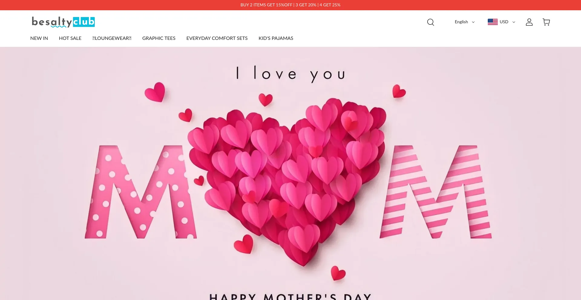 Website screenshot of Besaltyclub.com
