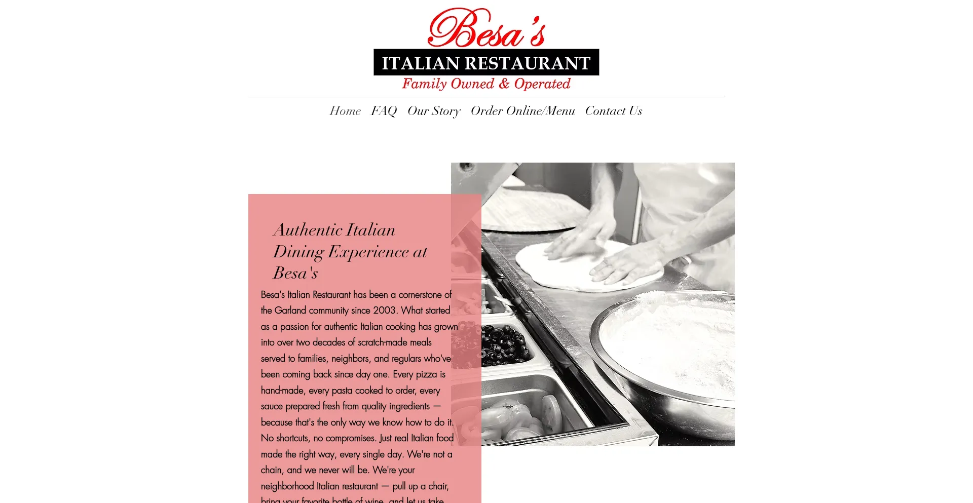 Besasitalianrestaurant.com