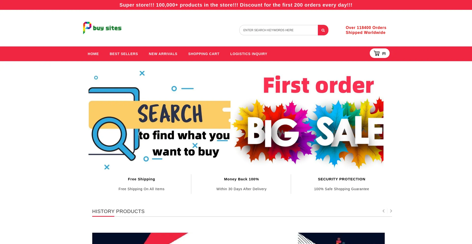 Website screenshot of Bestcolaov.click