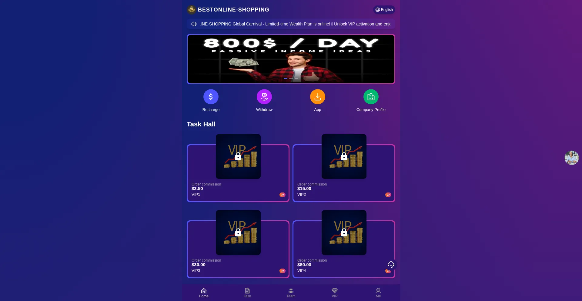 Website screenshot of Bestonline-shopping.com