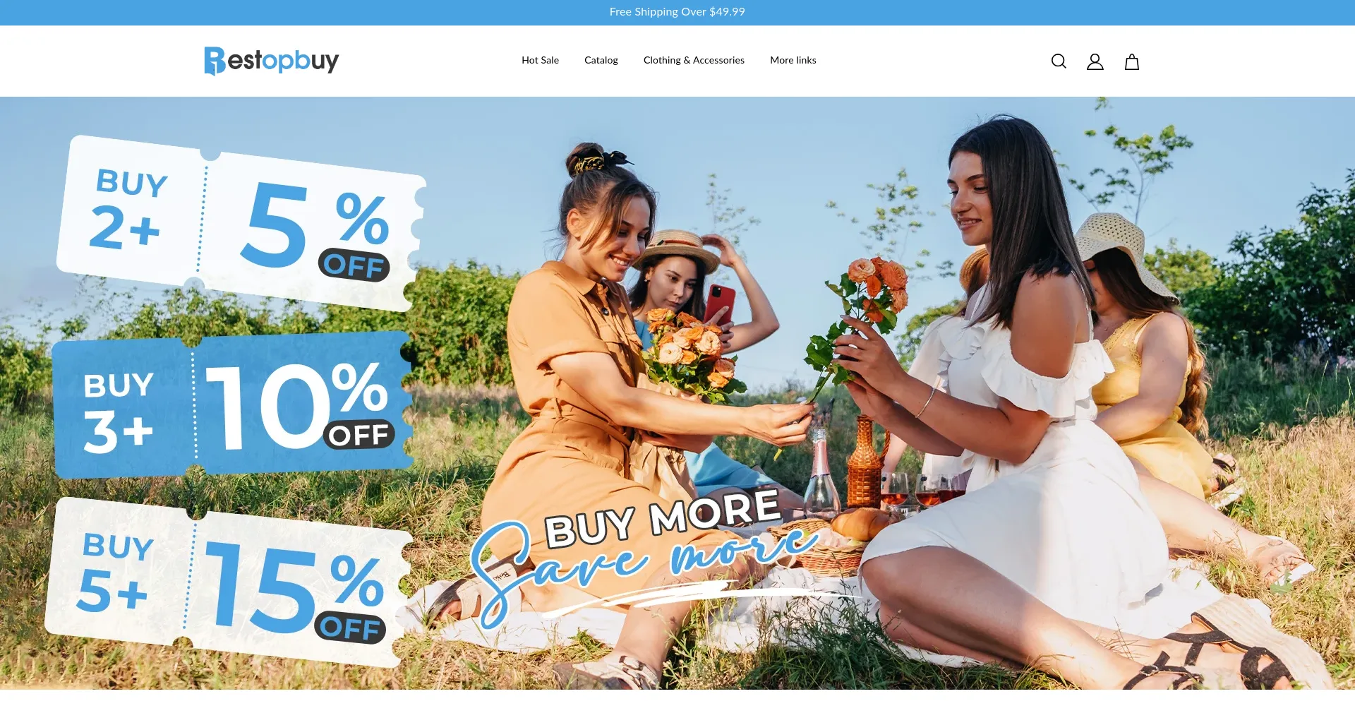 Website screenshot of Bestopbuy.com