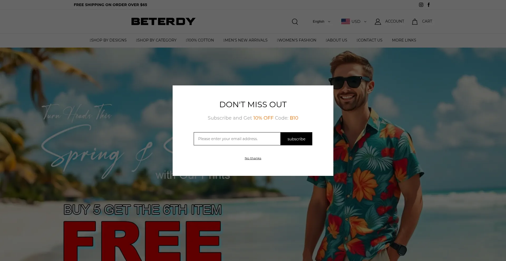 Website screenshot of Beterdy.com