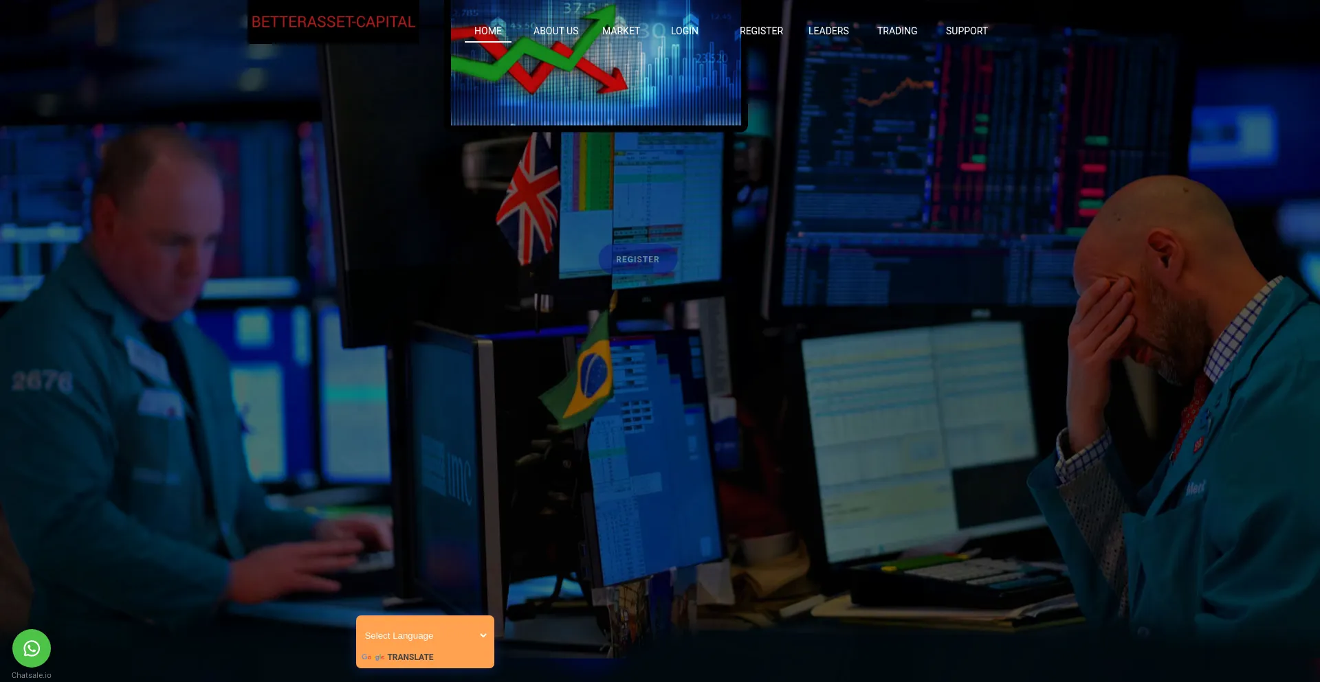 Website screenshot of Betterasset-capital.ltd