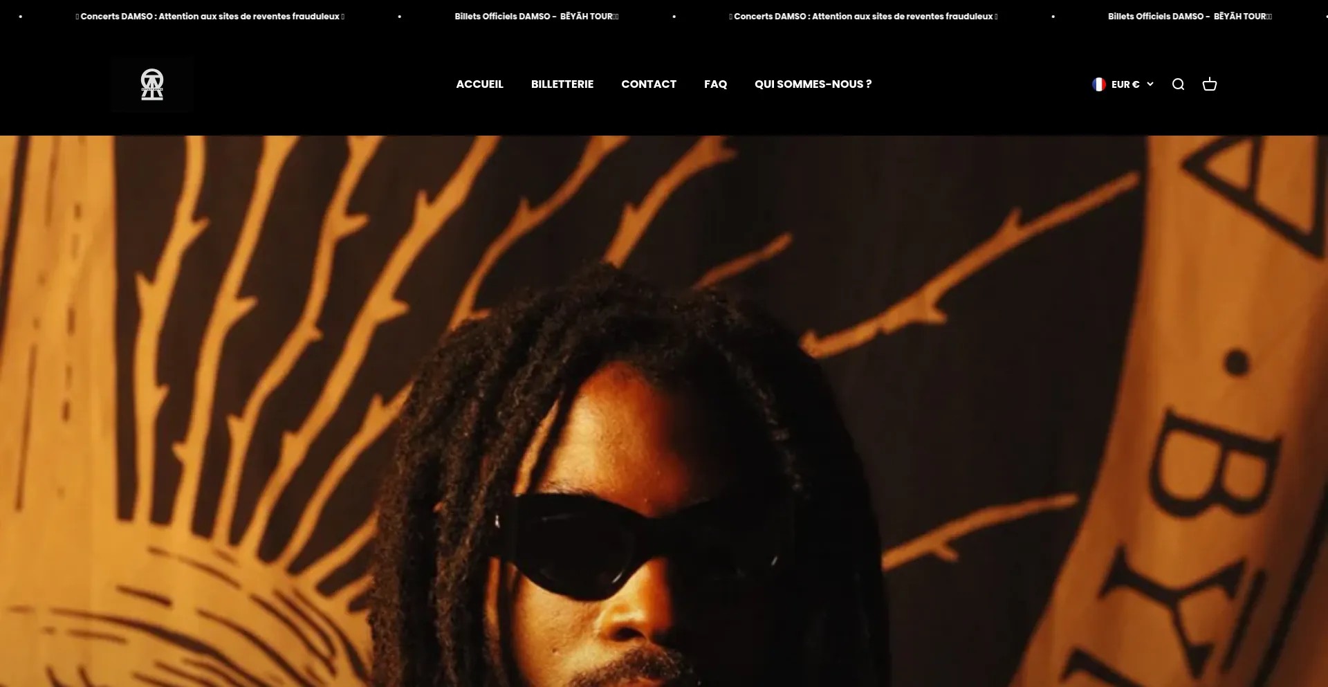 Website screenshot of Beyahtour-billetterie.com