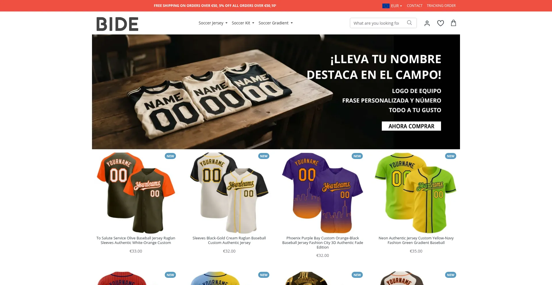 Website screenshot of Bide.es